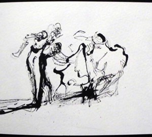 2011-montebello-sketchbook59-corrida-arles-13x20cm-worksonpaper-IMGP7520