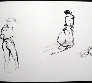 2011-montebello-sketchbook59-corrida-arles-13x20cm-worksonpaper-IMGP7533