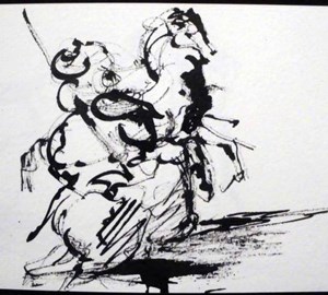 2011-montebello-sketchbook60-corrida-arles-13x20cm-worksonpaper-IMGP7563