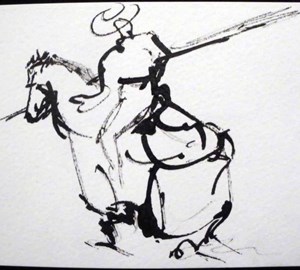 2011-montebello-sketchbook62-corrida-arles-9x14cm-worksonpaper-IMGP7618