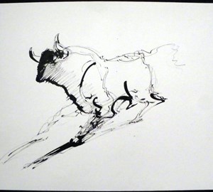 2011-montebello-sketchbook63-corrida-arles-24x32cm-worksonpaper-IMGP7654