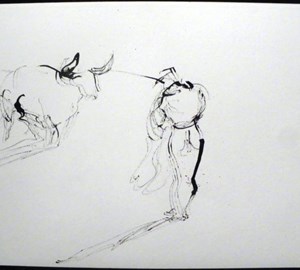 2011-montebello-sketchbook63-corrida-arles-24x32cm-worksonpaper-IMGP7655