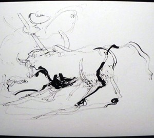 2011-montebello-sketchbook63-corrida-arles-24x32cm-worksonpaper-IMGP7662