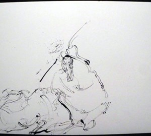 2011-montebello-sketchbook63-corrida-arles-24x32cm-worksonpaper-IMGP7666