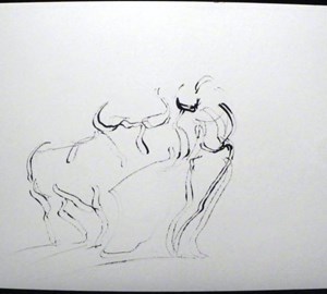 2011-montebello-sketchbook63-corrida-arles-24x32cm-worksonpaper-IMGP7669