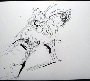 2011-montebello-sketchbook63-corrida-arles-24x32cm-worksonpaper-IMGP7673